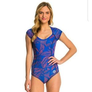 Roxy Rash Guard / Wetsuit Polynesian Pop